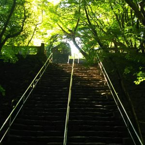 根香寺の階段