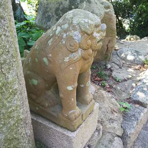 豊玉姫神社の狛犬