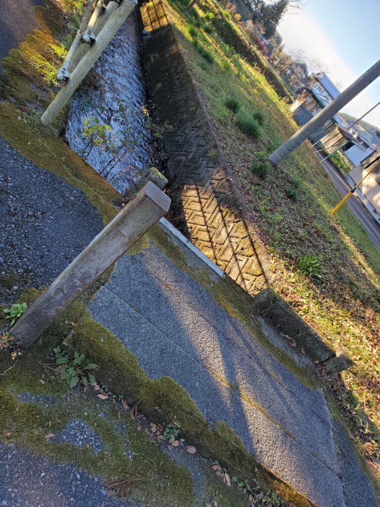 新渡神社・元参道の石橋