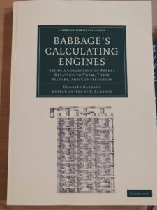 チャールズ・バベッジ著ケンブリッジ大学出版『Babbage's Calculating Engine』