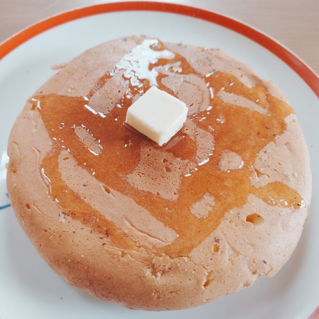 お餅入りホットケーキ🥞