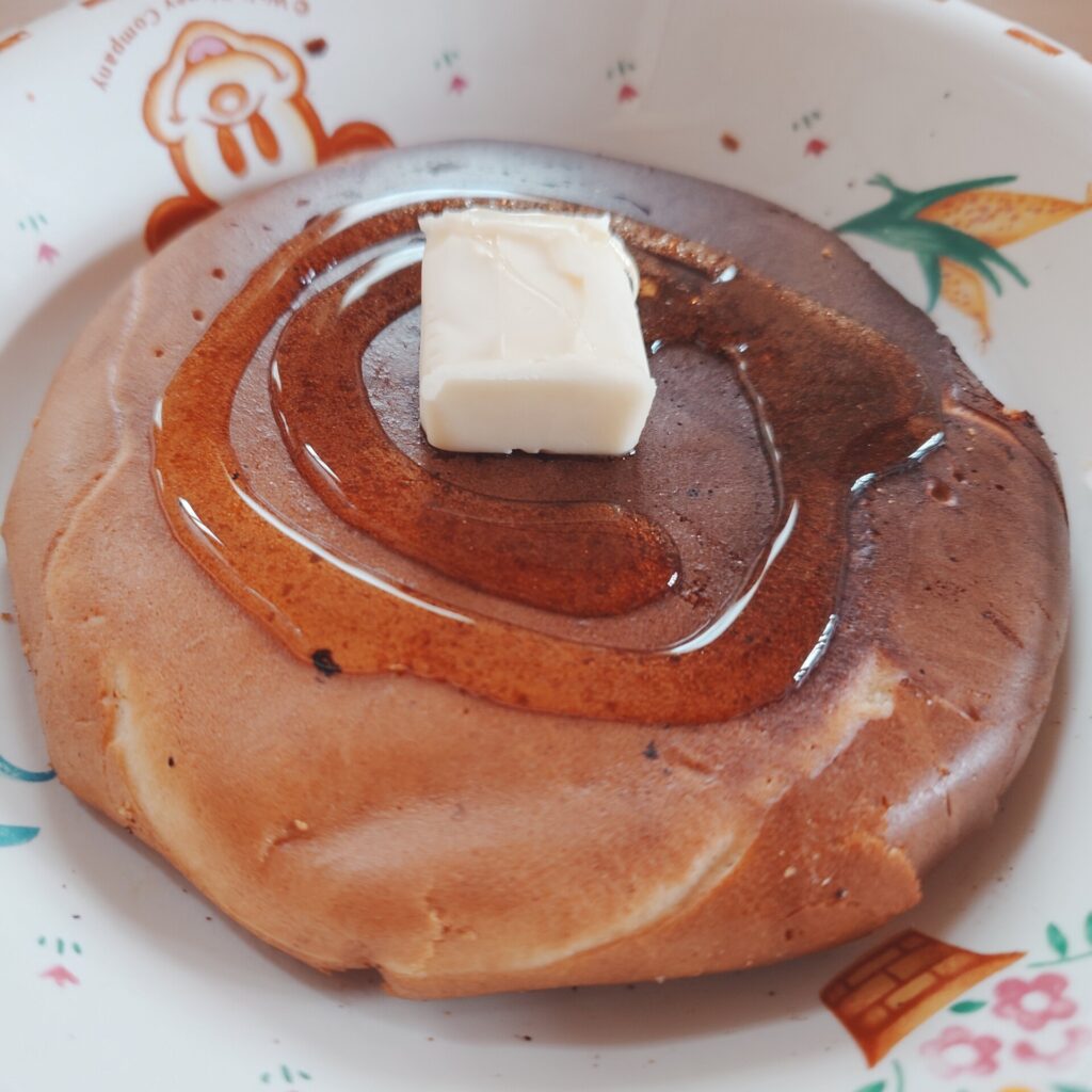 お餅入りホットケーキ🥞