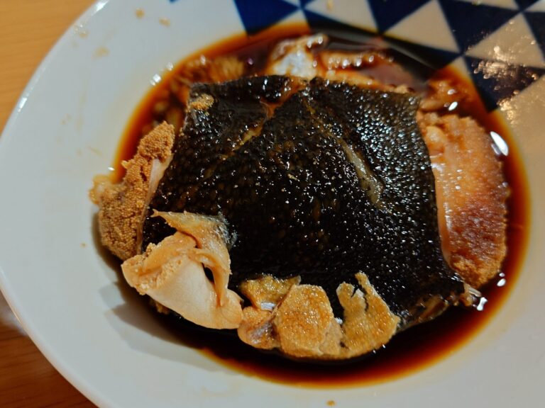 黒カレイの煮付け