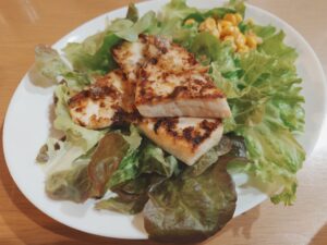メカジキのカレー炒め