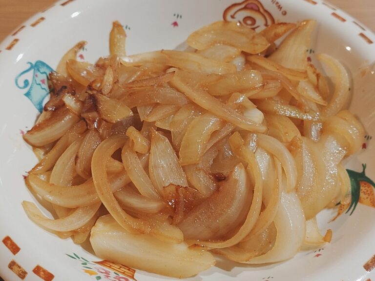 玉葱のカレー炒め