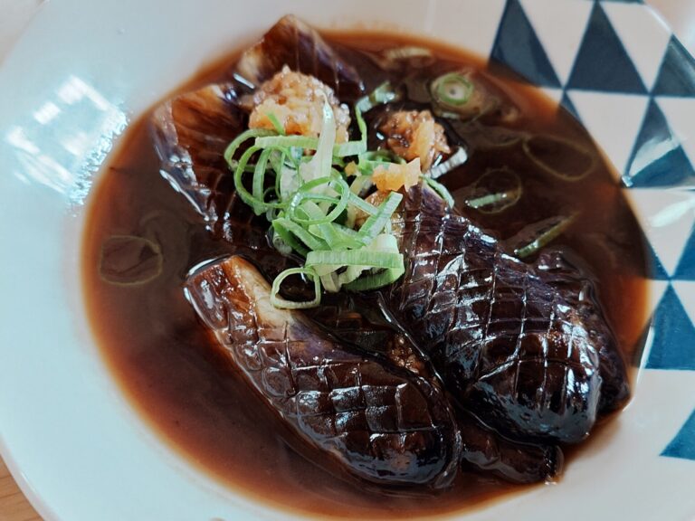 茄子の焼きびたし