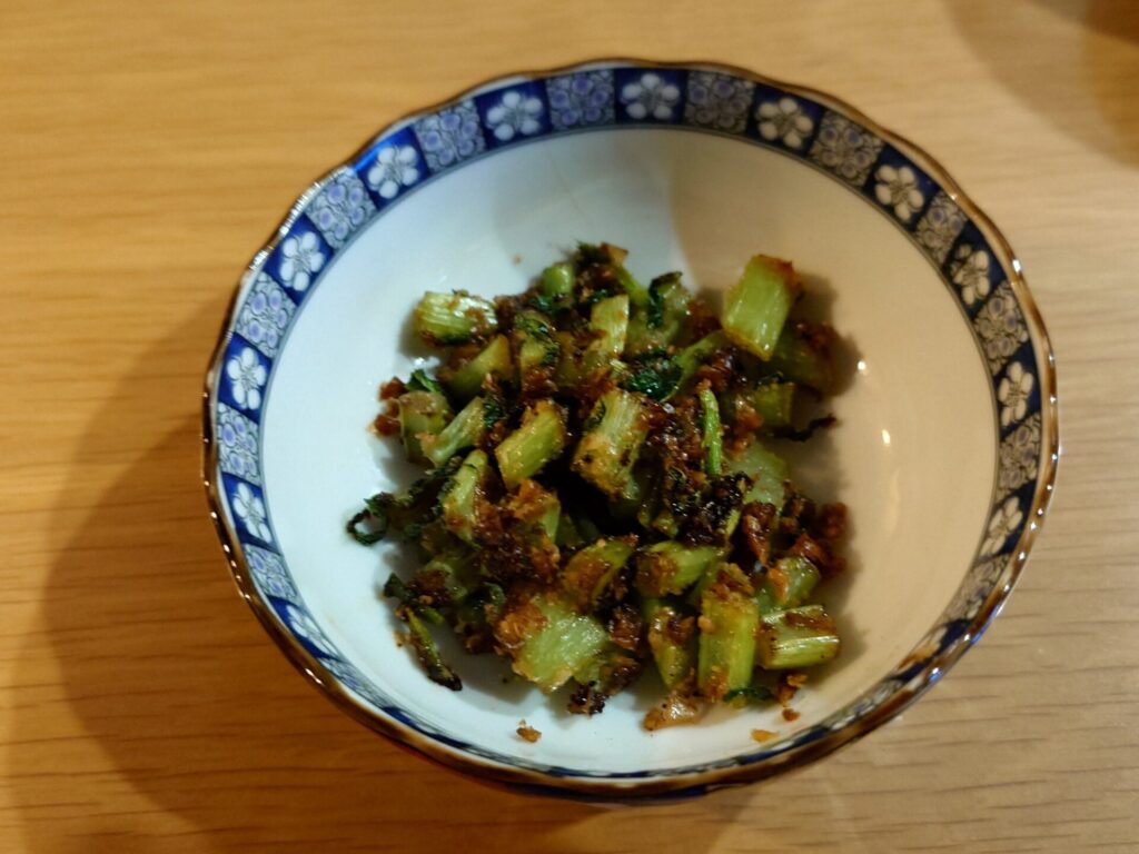 大根の葉のおかか炒め